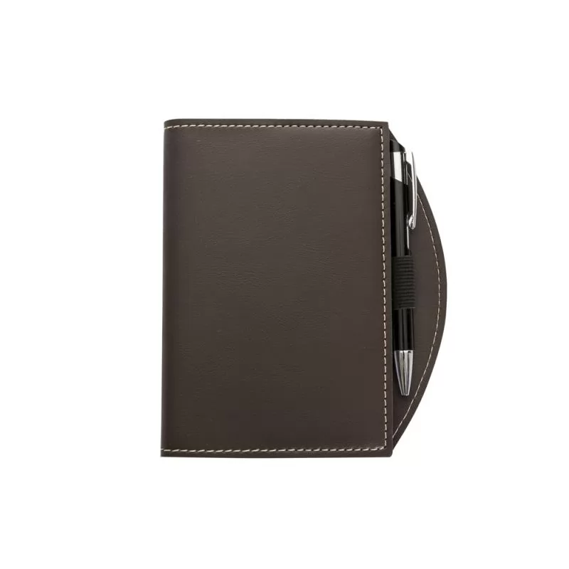 Caderneta tipo Moleskine com Caneta