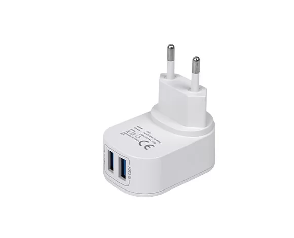 CARREGADOR DE PAREDE AUTO ID COM 2USB 2.4A