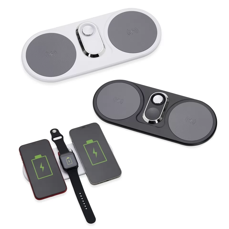 Base Dual Indução para Celulares e Iwatch
