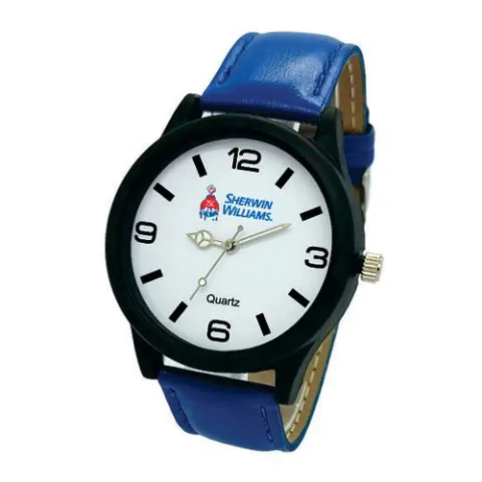 Relógio de Pulso Personalizado para Brinde Linha Black Couro 