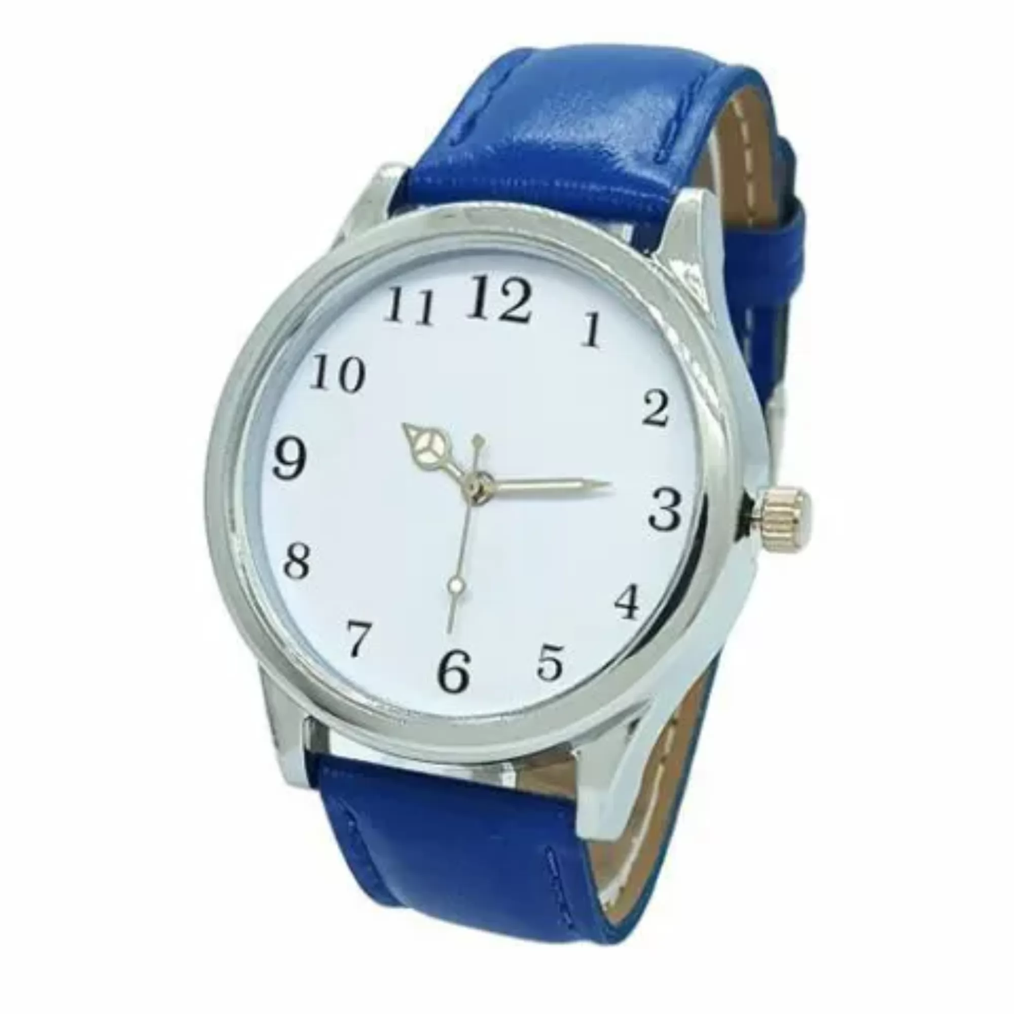 Relógio de Pulso Personalizado para Brinde Linha Cromo Couro 