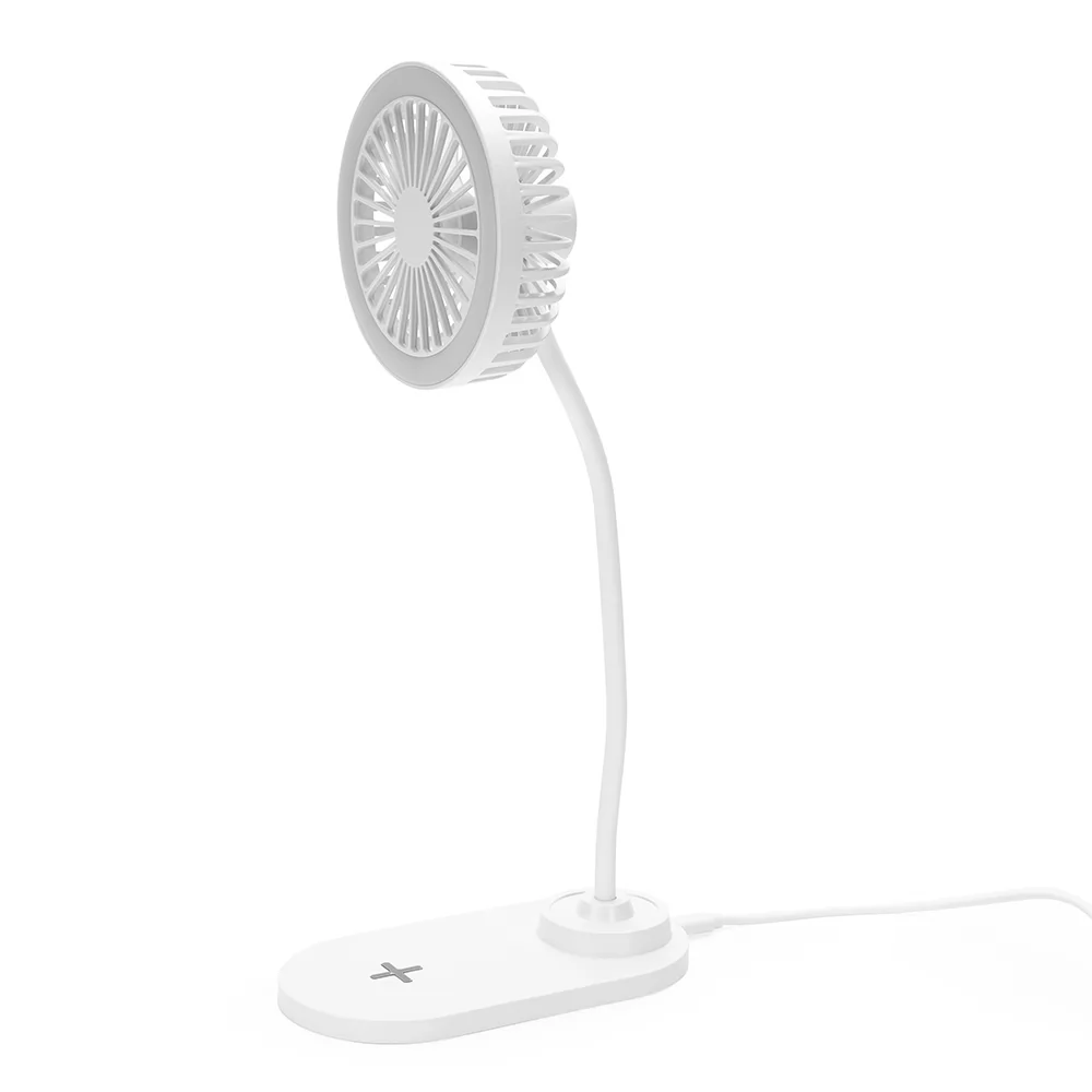 Ventilador com Led e Carregamento via Indução