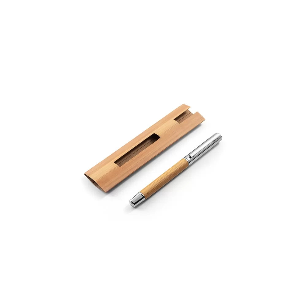 Roller em aço inox 90% reciclado e bambu com tampa