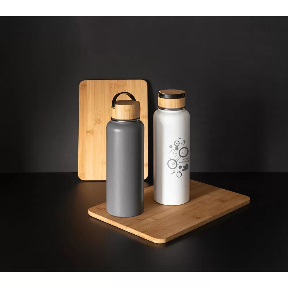 Squeeze térmico em aço inox ( 90% reciclado) com revestimento em pó 1200 mL