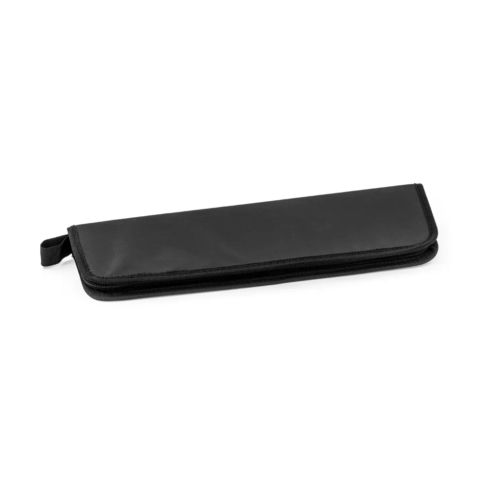 Kit churrasco com estojo em 210D com 2 peças