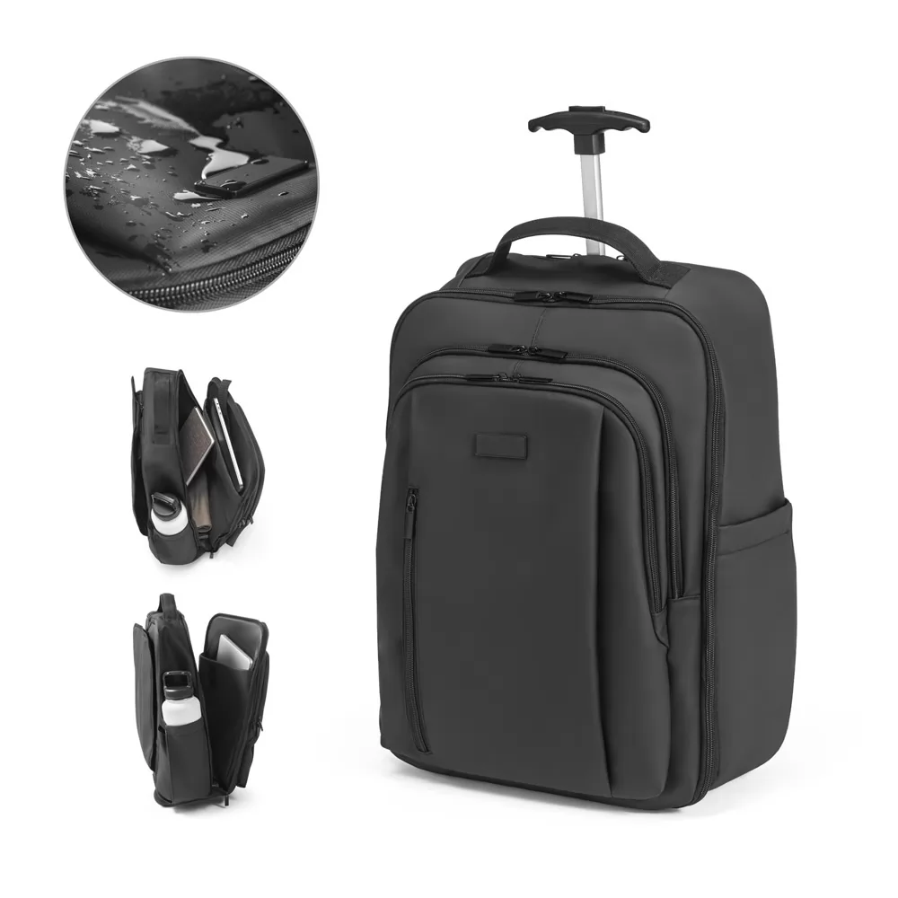 Mochila trolley em 900D com revestimento resistente à água 17.3