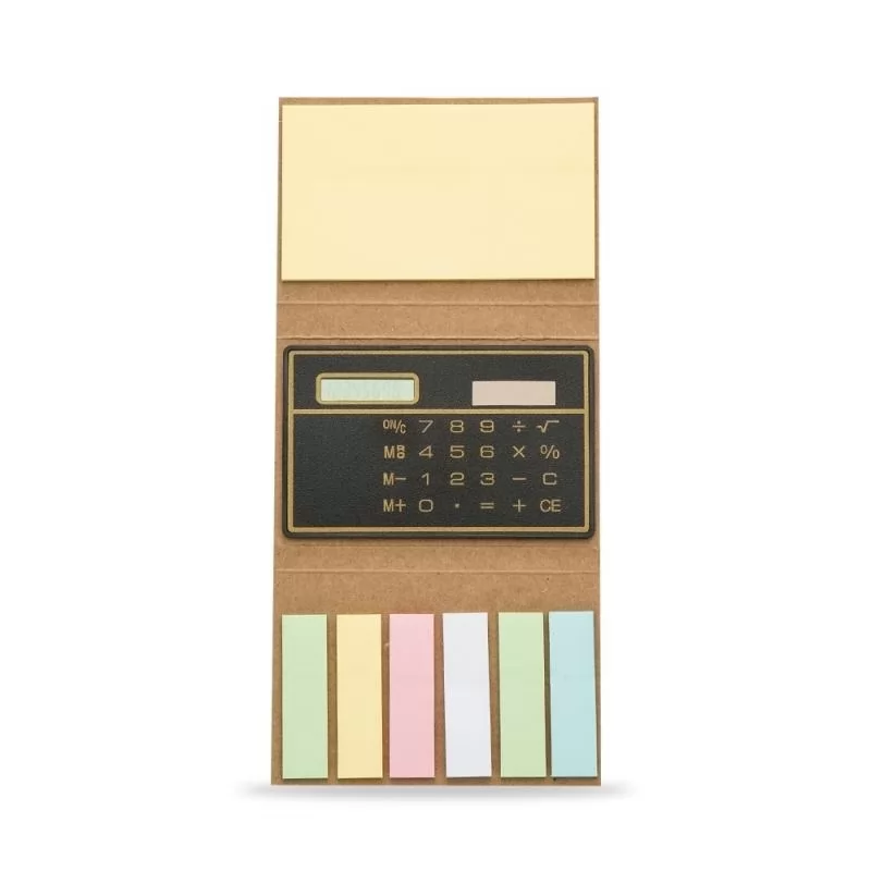 Bloco de Anotações com Calculadora