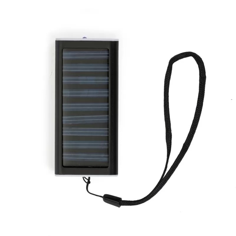 Carregador solar de plástico resistente com cordão