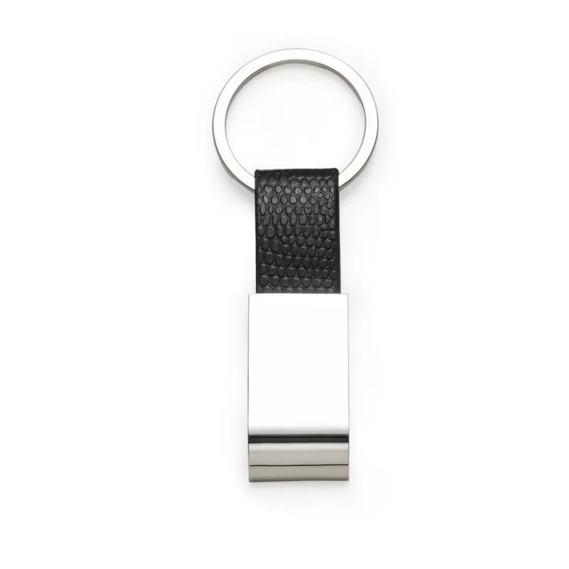 Chaveiro Metal Abridor com Couro