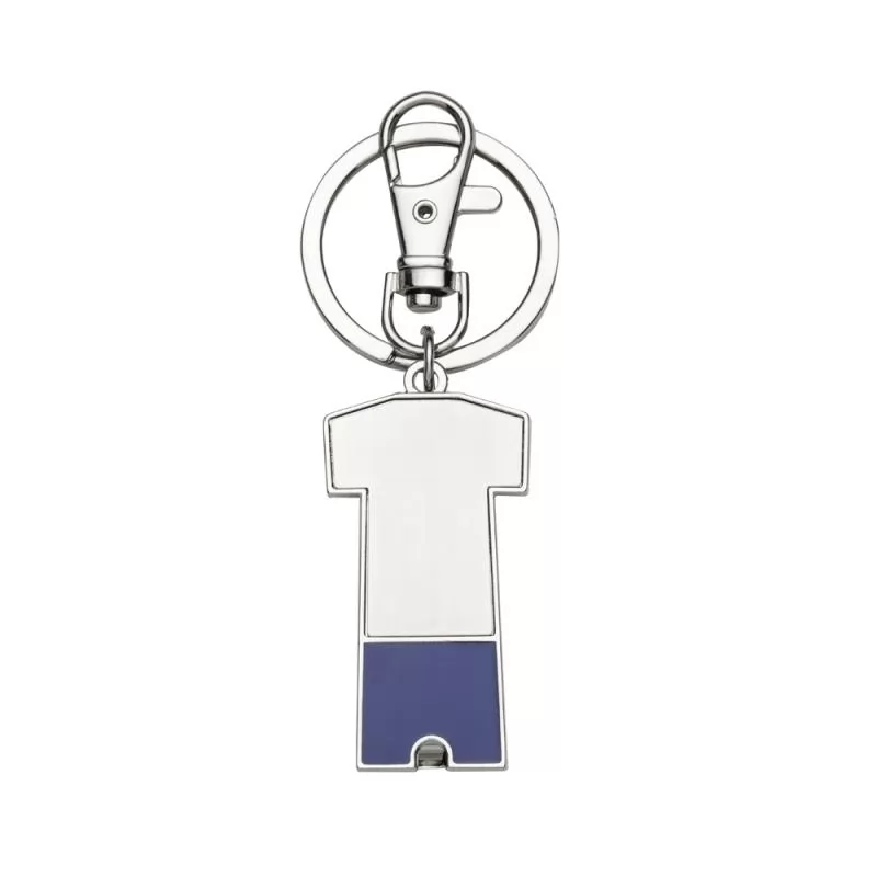 Chaveiro metal porta bolsa dobrável formato uniforme